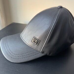 Leather cap